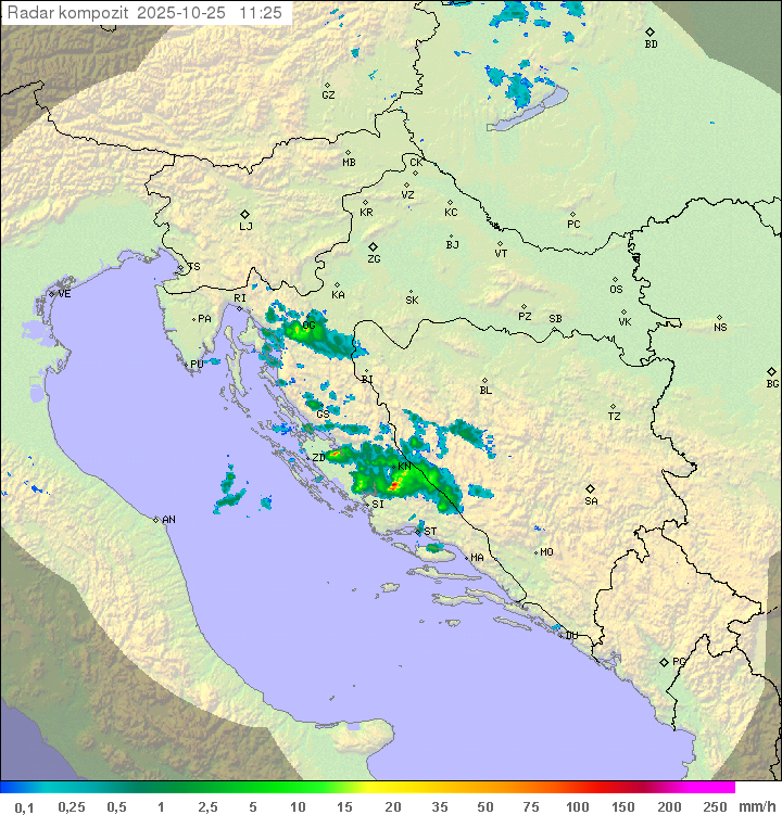 Padavine Hrvaška