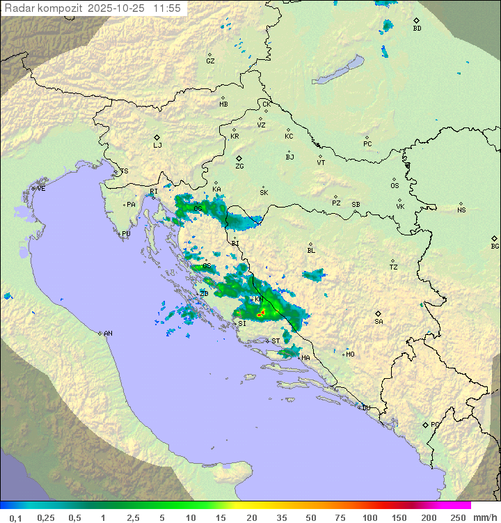 Padavine Hrvaška