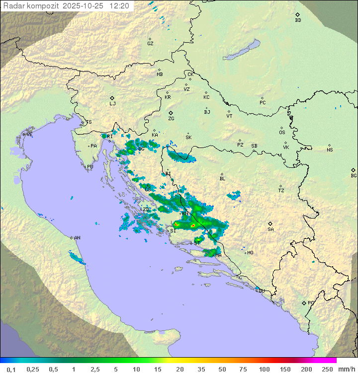 Padavine Hrvaška