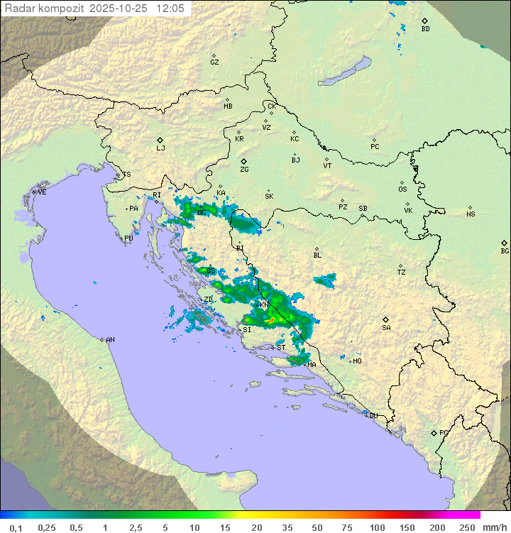 Padavine Hrvaška