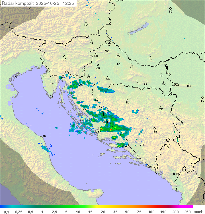 Padavine Hrvaška