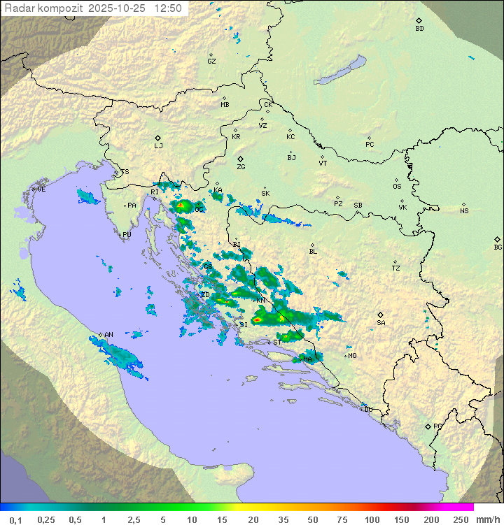 Padavine Hrvaška