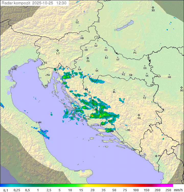 Padavine Hrvaška