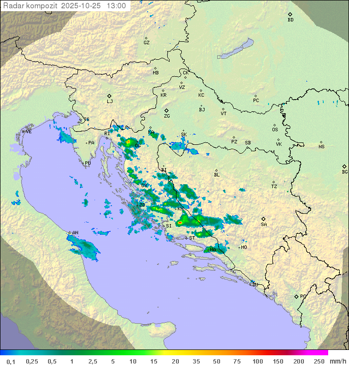 Padavine Hrvaška