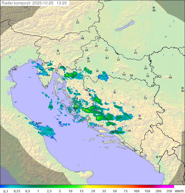 Padavine Hrvaška