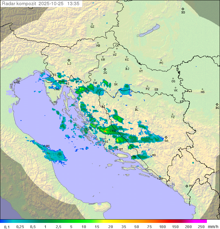 Padavine Hrvaška