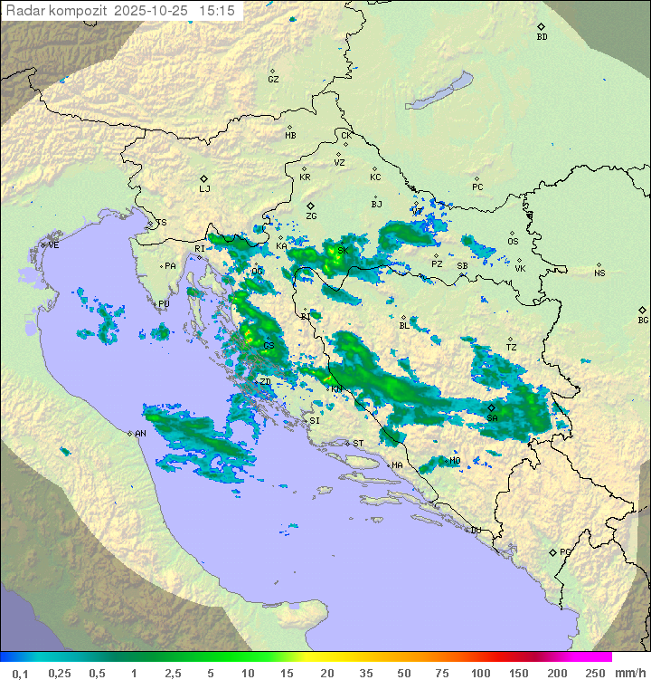 Padavine Hrvaška
