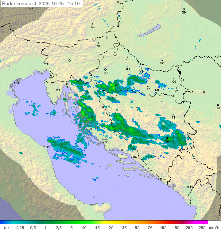 Padavine Hrvaška