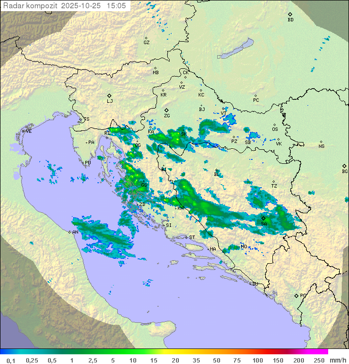 Padavine Hrvaška