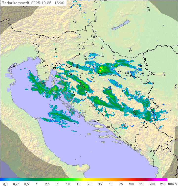 Padavine Hrvaška