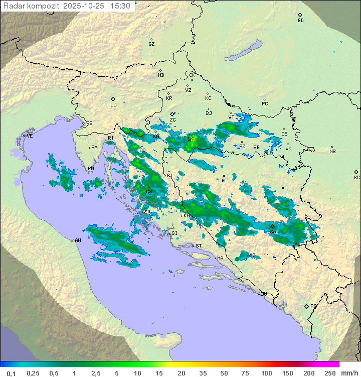 Padavine Hrvaška