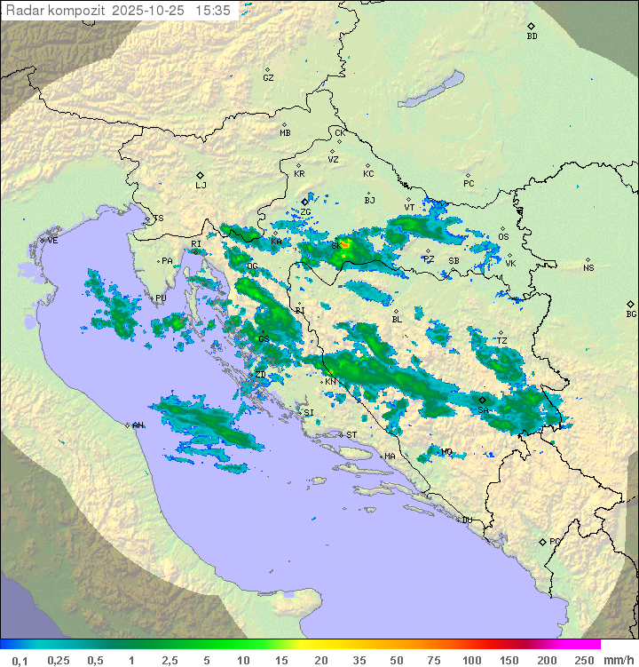 Padavine Hrvaška
