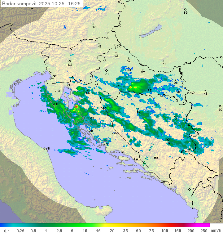 Padavine Hrvaška