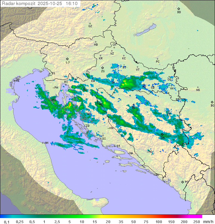 Padavine Hrvaška