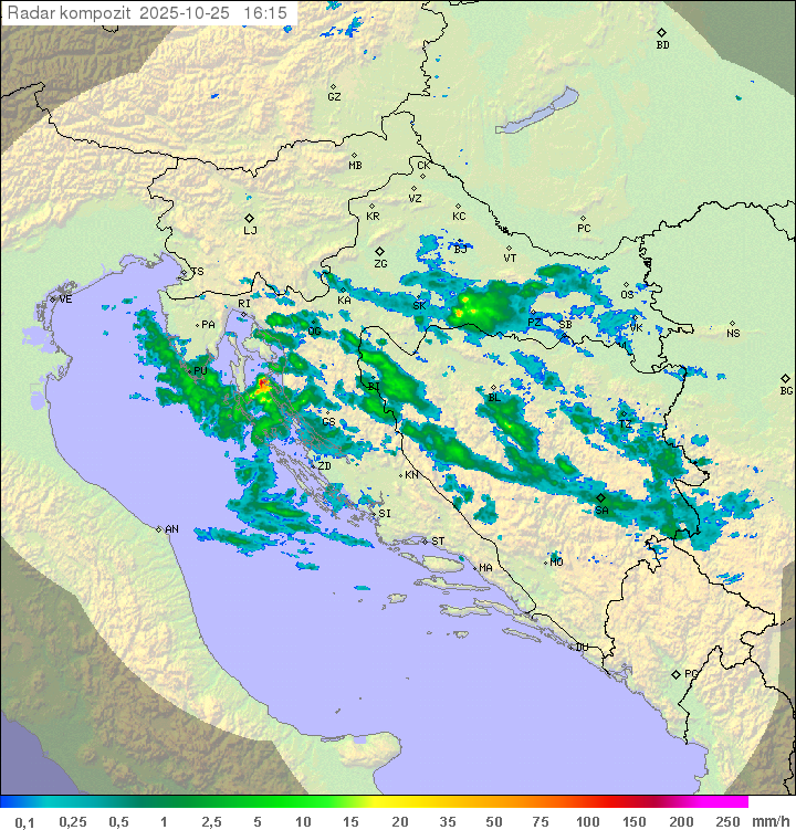Padavine Hrvaška
