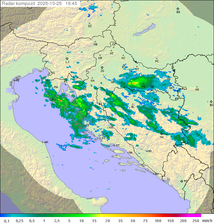 Padavine Hrvaška