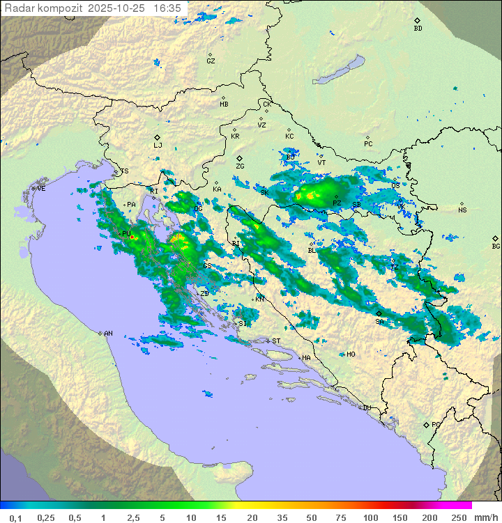 Padavine Hrvaška