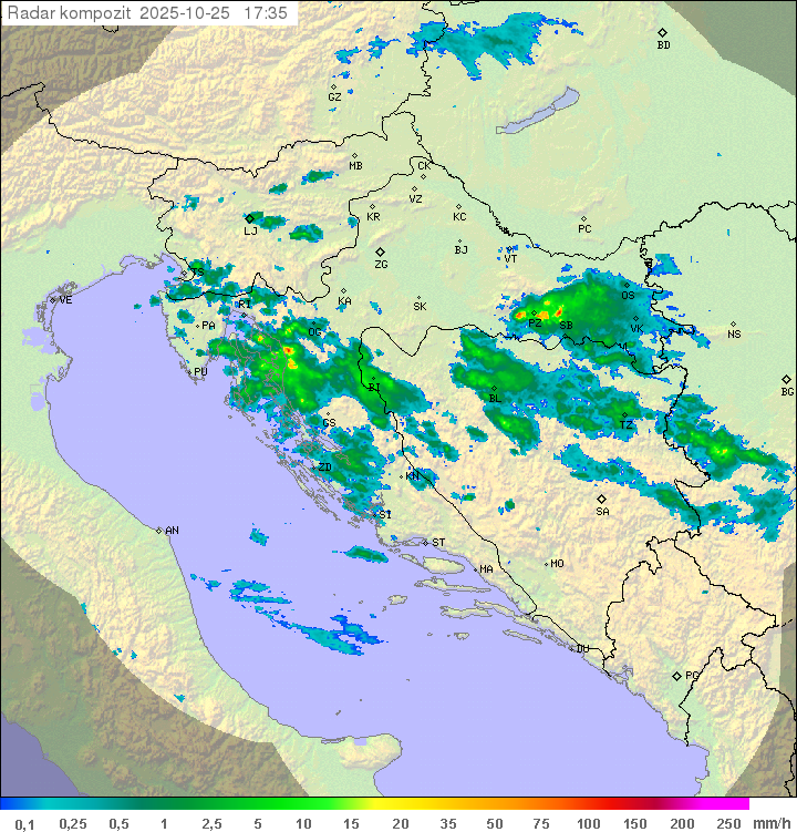 Padavine Hrvaška