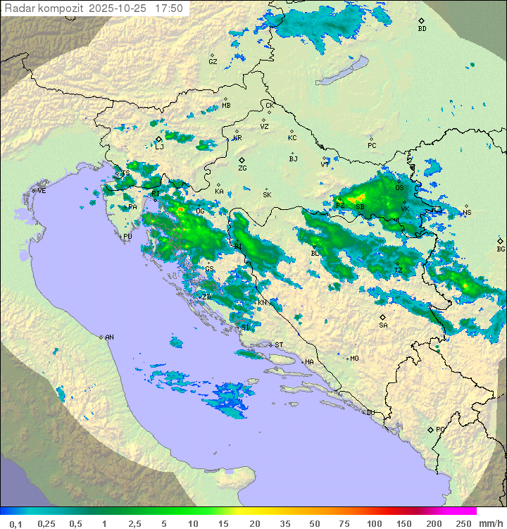 Padavine Hrvaška