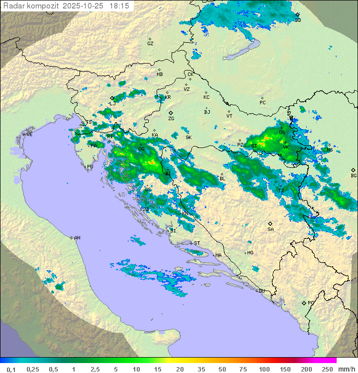 Padavine Hrvaška