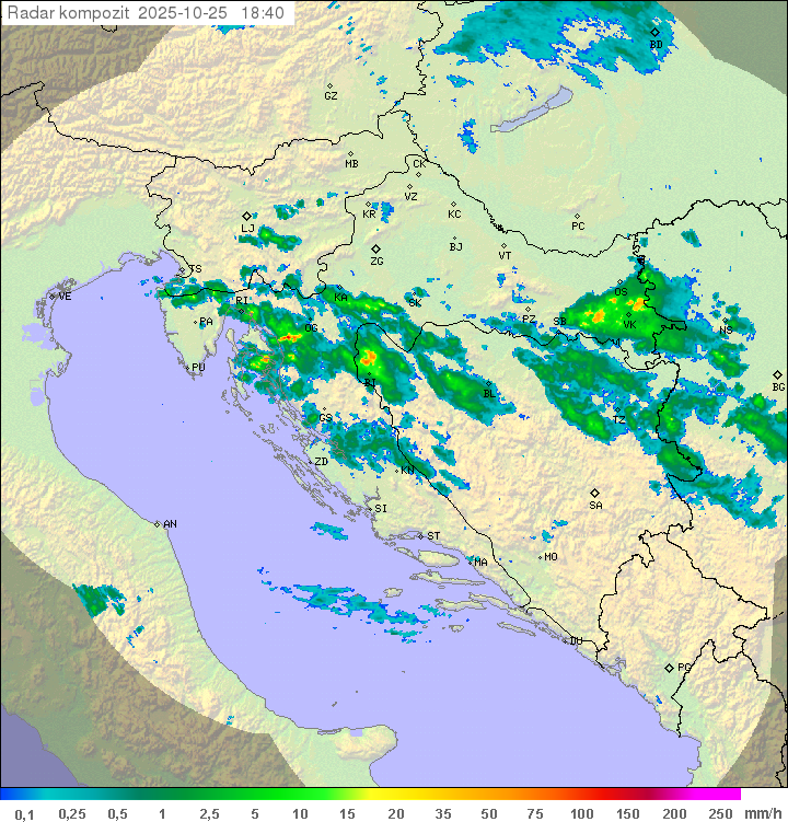 Padavine Hrvaška