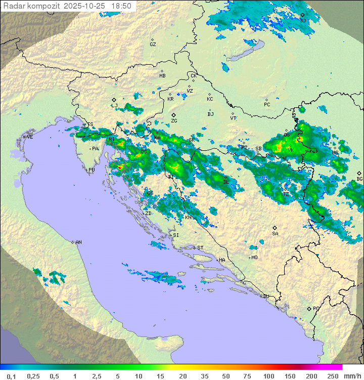Padavine Hrvaška