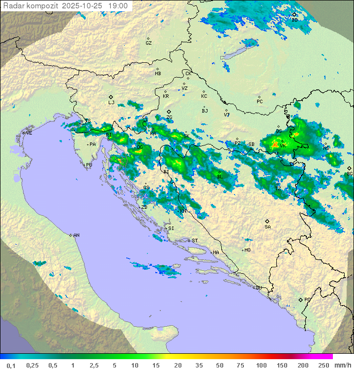 Padavine Hrvaška