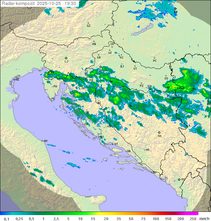 Padavine Hrvaška