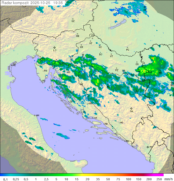 Padavine Hrvaška