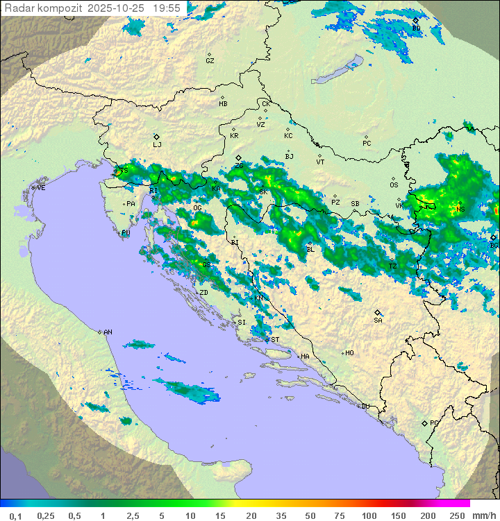 Padavine Hrvaška