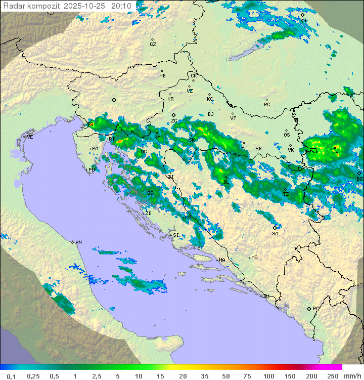 Padavine Hrvaška