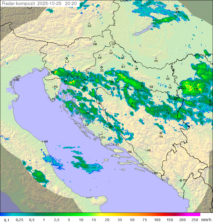 Padavine Hrvaška