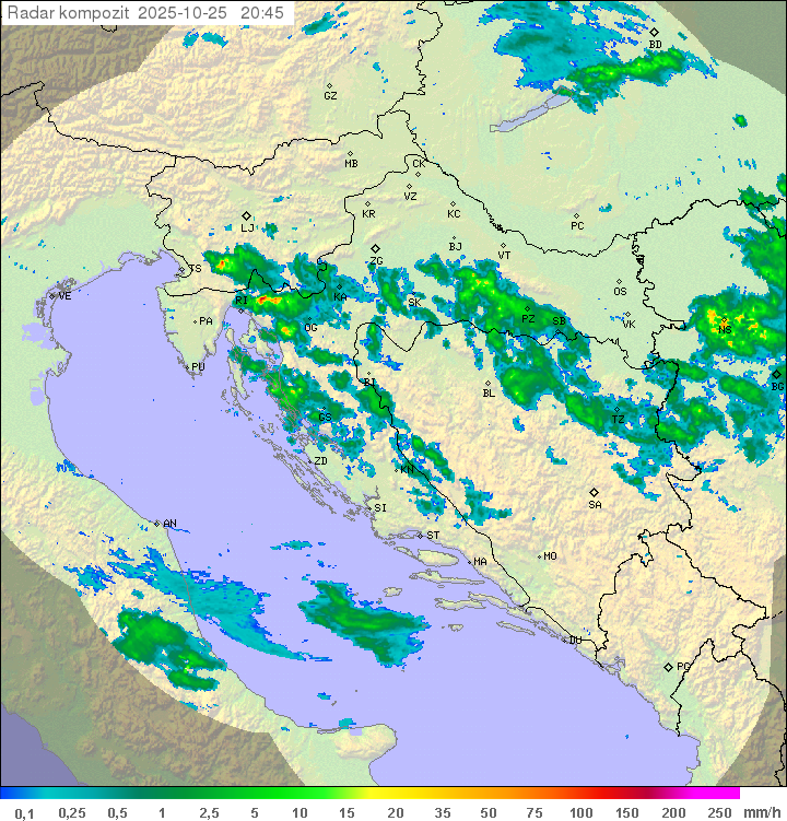 Padavine Hrvaška