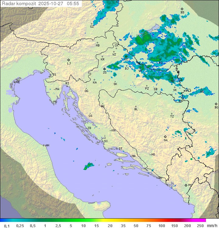 Padavine Hrvaška