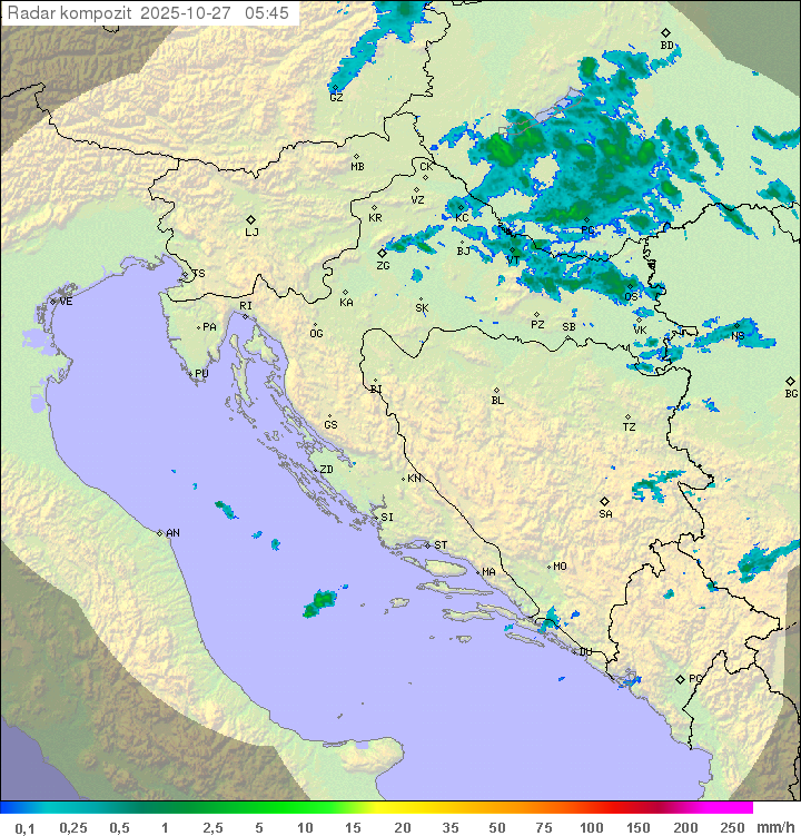 Padavine Hrvaška