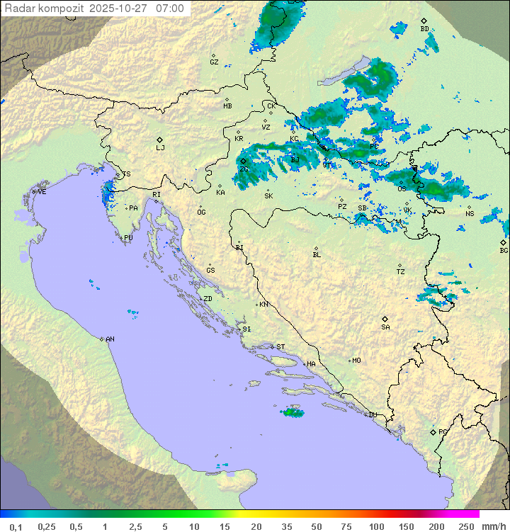 Padavine Hrvaška