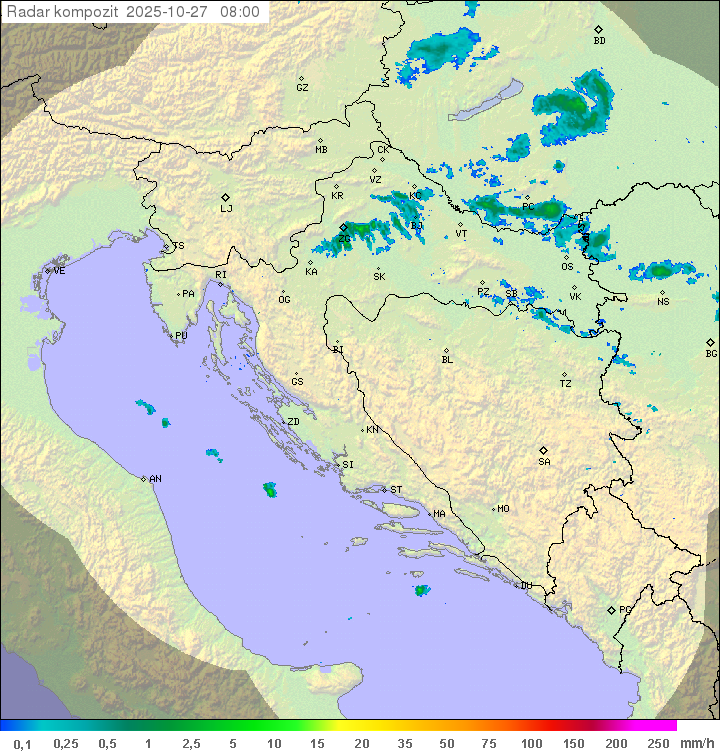 Padavine Hrvaška