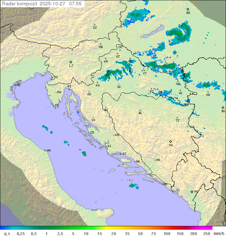 Padavine Hrvaška