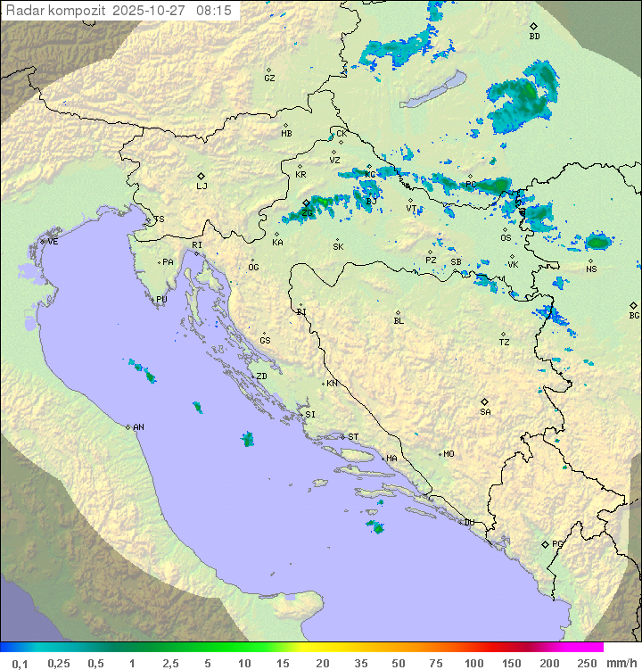Padavine Hrvaška