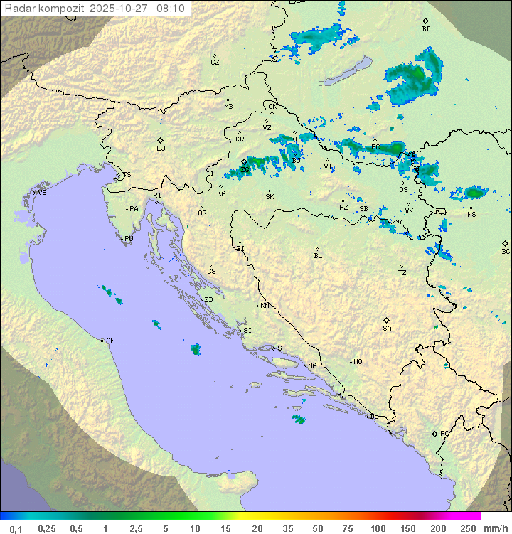 Padavine Hrvaška
