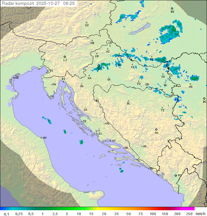 Padavine Hrvaška