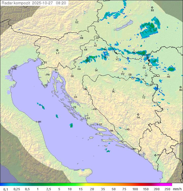 Padavine Hrvaška