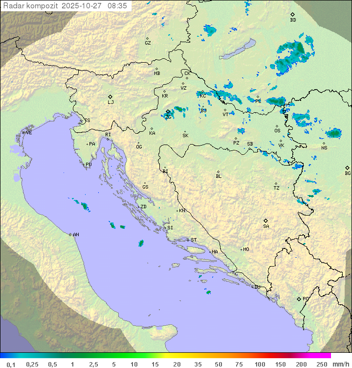 Padavine Hrvaška