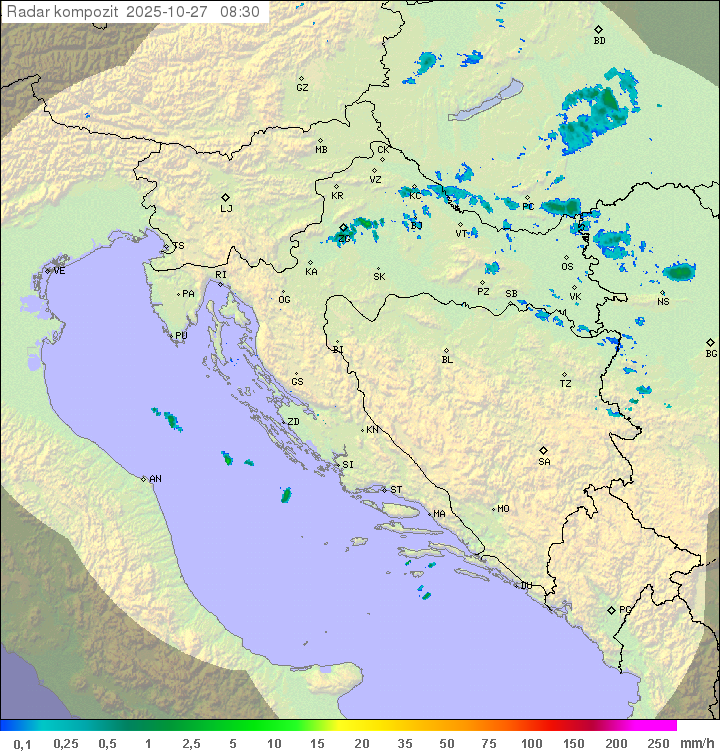 Padavine Hrvaška