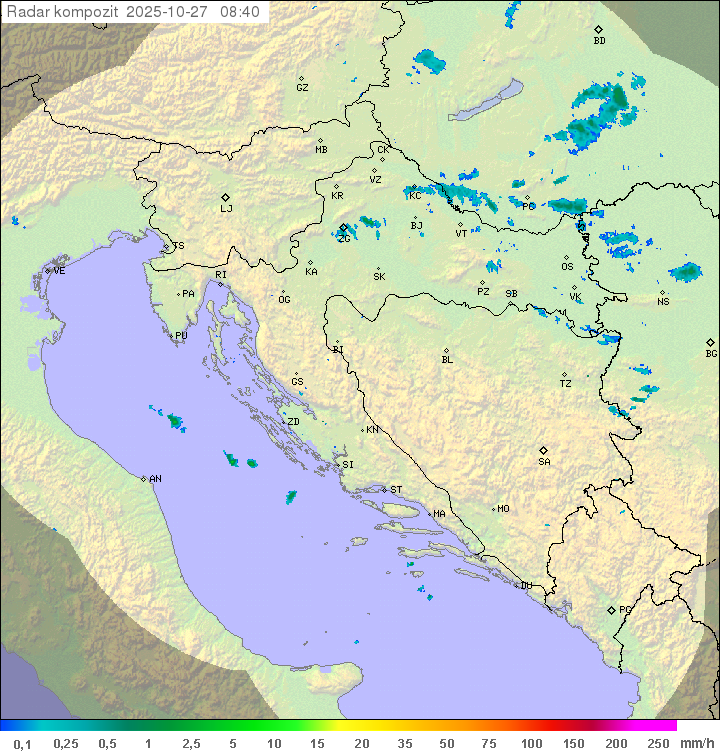 Padavine Hrvaška