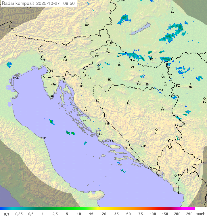 Padavine Hrvaška