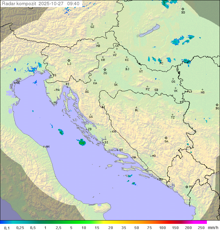 Padavine Hrvaška