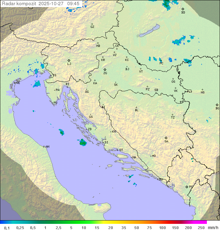 Padavine Hrvaška