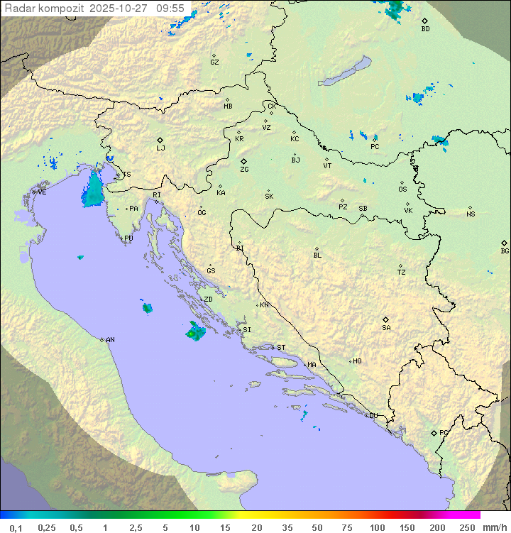 Padavine Hrvaška