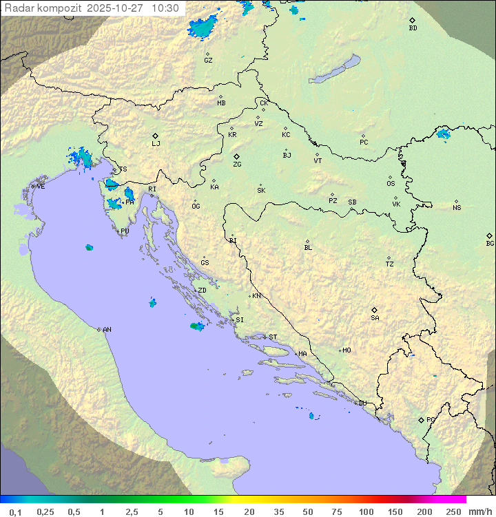 Padavine Hrvaška